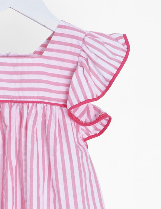 Girls' Nightgown with Frill Sleeves