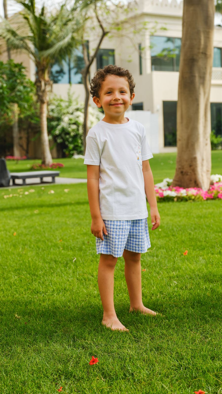 Boys Swim Shorts and matching T-shirt