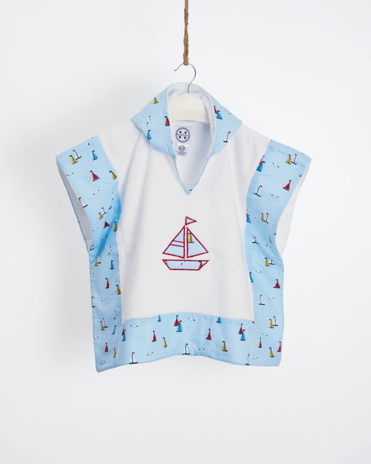 Boy's towelling Poncho
