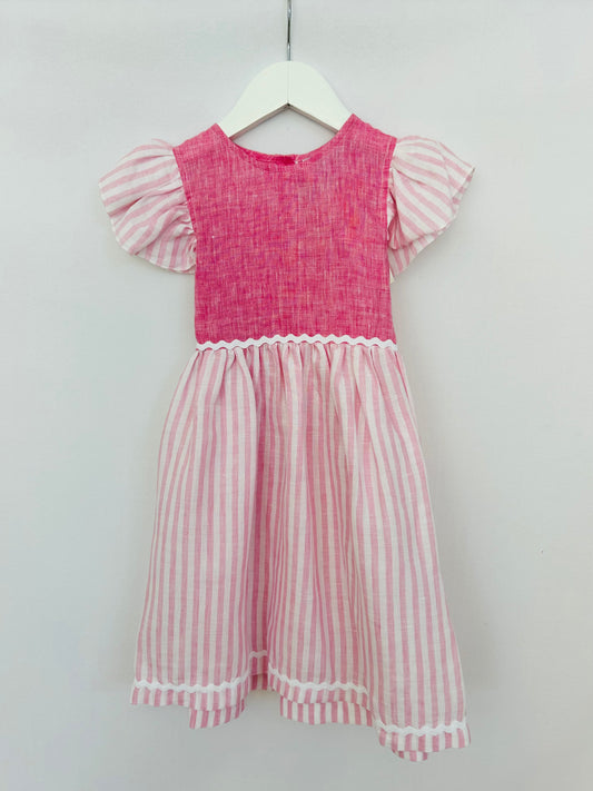 100% Linen Girl Dress