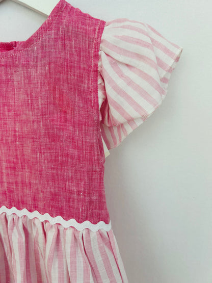 100% Linen Girl Dress