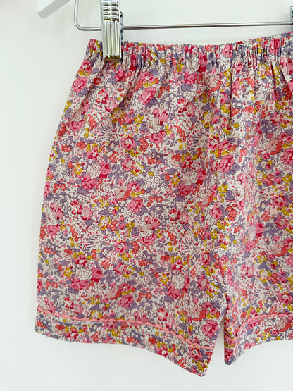 Girls' Short Sleeve Liberty Cotton Pyjama Set