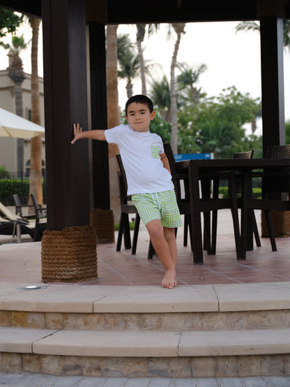 Boys Swim Shorts and matching T-shirt