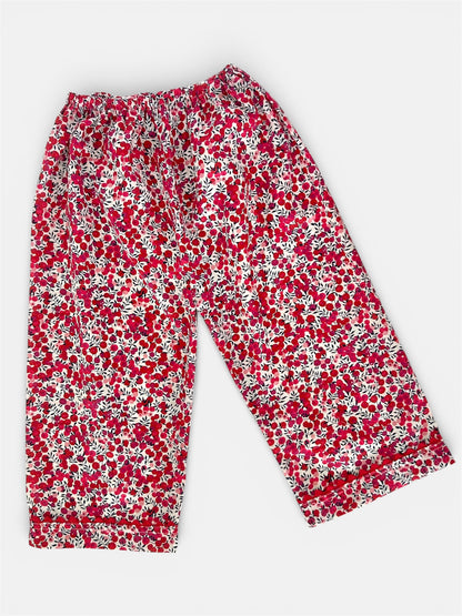 Girls' Liberty Cotton Pyjama Set with Long Pants