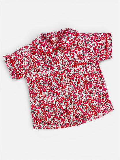 Girls' Liberty Cotton Pyjama Set with Long Pants