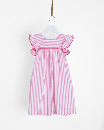 Girls' Nightgown with Frill Sleeves