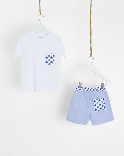 Boys Swim Shorts and matching T-shirt