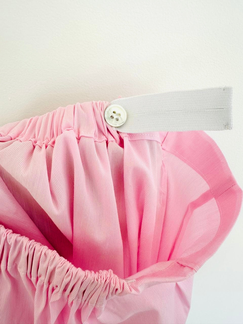 Girls’ Scalloped Hem Shorts with Adjustable Waistband