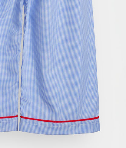 Boys' Pyjama with Gingham Pattern and Long Pants